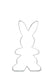 Ausstechform Hase 14,5x8cm