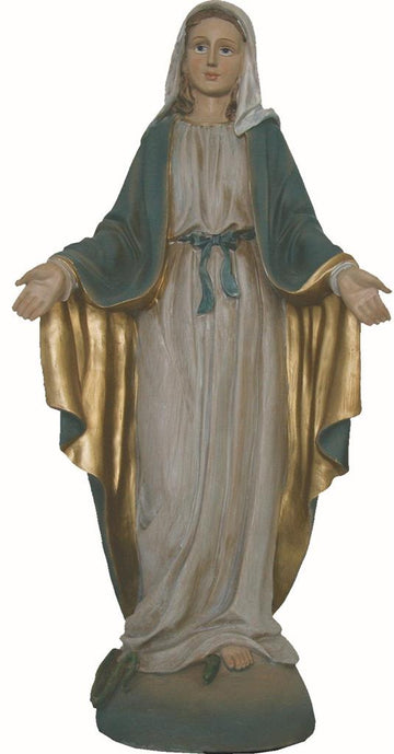 Madonna Immaculata weiß/blau/gold in verschiedenen Größen
