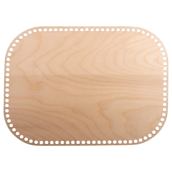 Holz Häkelboden Tablett FSC Mix Credit natur 38x28cm Stärke 4mm