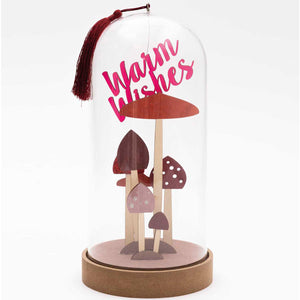 Holzdeko-Set Pilze 6-teilig