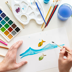 Holz-Fische Lasercut natur 40x20mm/2,5mm Sperrholz 1 Stück