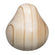 Holzform Korpus, 69x69x77mm, birnenförmig, 1 Stück