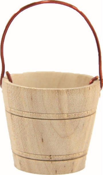 Miniatur-Holzkübel hoch 3cm