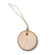 Holzscheiben natur 8-9cm Dicke 8mm Lochbohrung 5mm 5 Stück/Pkg