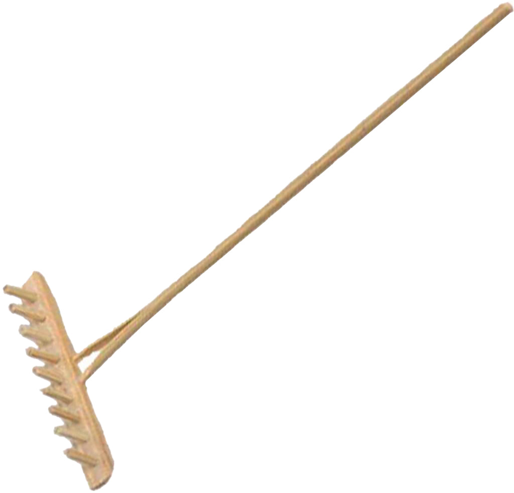 Rechen aus Holz für Krippen Miniatur verschiedene Größen 1 Stück