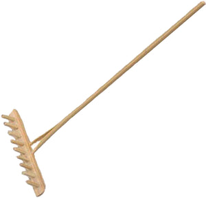 Rechen aus Holz für Krippen Miniatur verschiedene Größen 1 Stück
