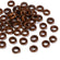 Holzringe braun 12 x 4 mm, 50 Stk./Btl.