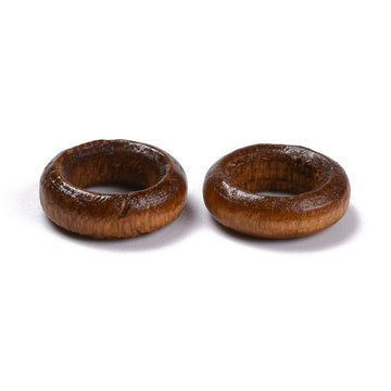 Holzringe braun 12 x 4 mm, 50 Stk./Btl.