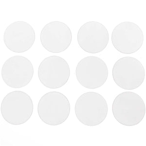 Holzkreise 38mm 12 Stück weiß