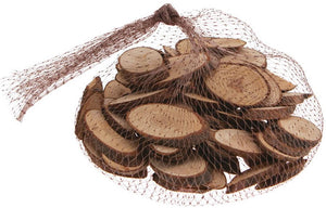 Holzscheiben 4-6cm natur oval 200g