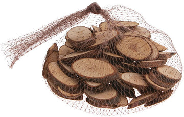 Holzscheiben 4-6cm natur oval 200g