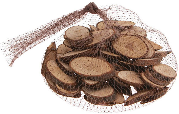 Holzscheiben 4-6cm natur oval 200g