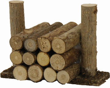 Holzstoß groß Krippenzubehör 4,5x6,5x4,5cm