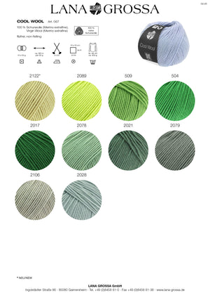 Lana Grossa Cool Wool Uni Merinowolle extrafein 50g / 160m