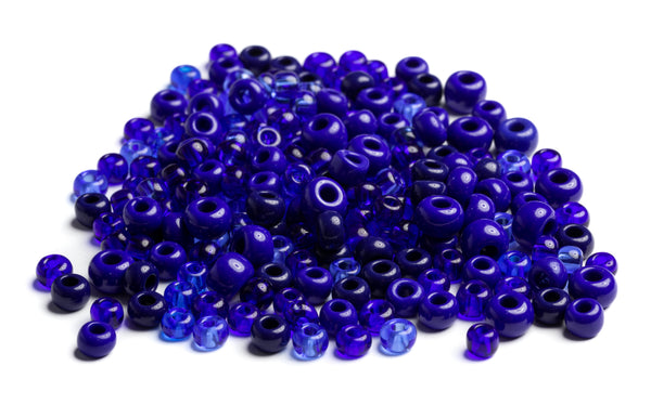 Indianerperlen Mix transparent opak 100g 5-8mm