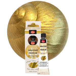 Inka Gold Premium Metallicfarbe Creme Tube 32ml
