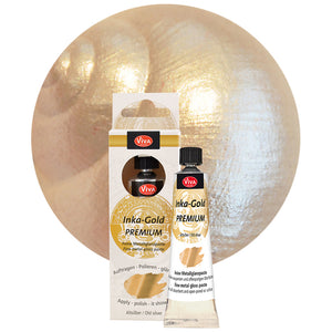 Inka Gold Premium Metallicfarbe Creme Tube 32ml