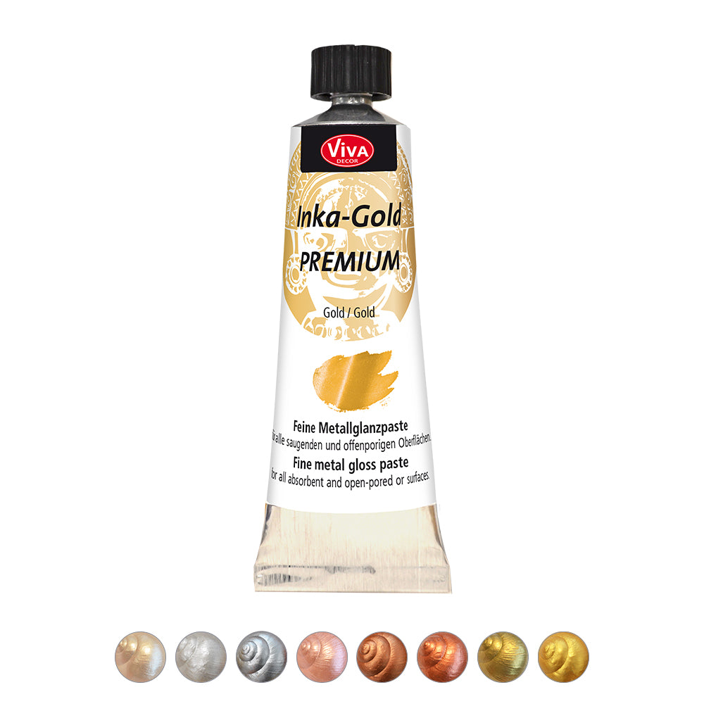 Inka Gold Premium Metallicfarbe Creme Tube 32ml