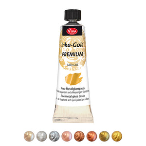 Inka Gold Premium Metallicfarbe Creme Tube 32ml