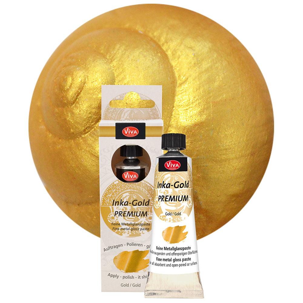 Inka Gold Premium Metallicfarbe Creme Tube 32ml