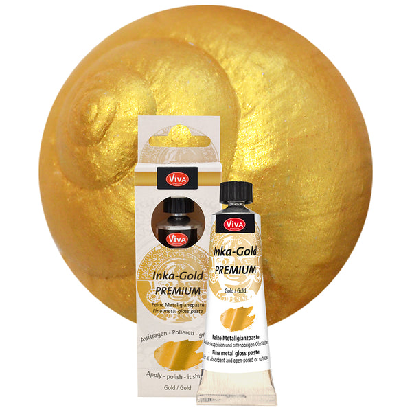 Inka Gold Premium Metallicfarbe Creme Tube 32ml