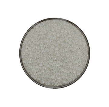 Japanische Miyuki Rocailles Glasperlen pearl white 2,2mm 12g / Dose
