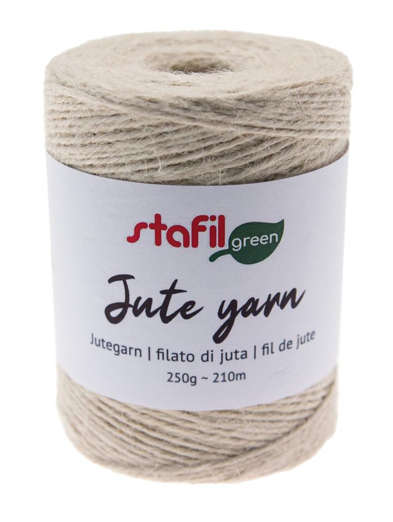 Stafil Grünes Jutegarn ⌀ 2 mm 250 g/210 m