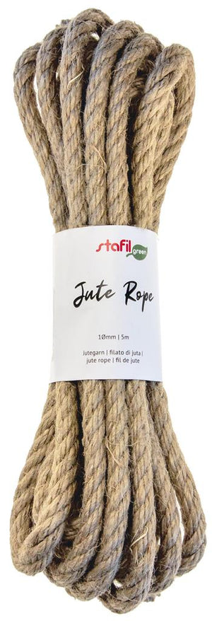 Jutekordel natur Ø 10mm 5m
