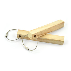 Kantholz Schlüsselanhänger 1,5x1,5x11,5cm 1 Stück