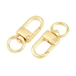 Karabiner mit Drehgelenk golden 41x16,5mm 1 Stück