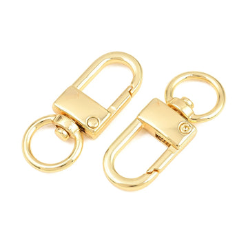 Karabiner mit Drehgelenk golden 41x16,5mm 1 Stück