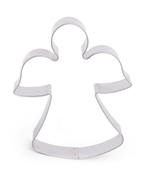 Engel Ausstecher aus Weißblech groß 82x70mm