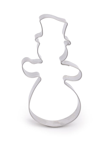 Schneemann Ausstecher aus Weißblech 100x63mm