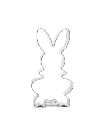 Ausstechform Mini Hase sitzend 30x17mm rostfrei Edelstahl