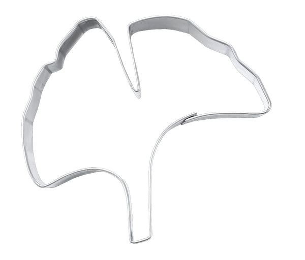 Ausstecher Ginkoblatt Edelstahl rostfrei spülmaschinengeeignet 6,5cm