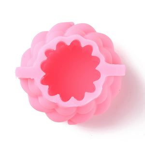 Silikon-Kerzengießform Twisted Barrel 9,4x9,6x9,5cm