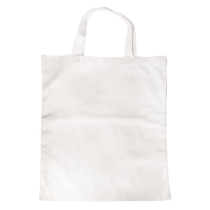 Kindertragetasche 100 % Baumwolle weiß 24x28cm