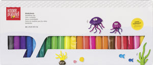 Kinderknete-Set Plastilin 500g bunt