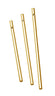 Klangstäbe hohl 15-17,5-20cm gold 3 Stück