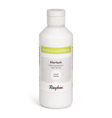 Outdoor Paint Klarlack farblos seidenmatt Flasche 250ml