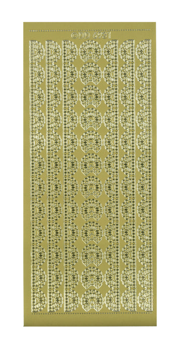Konturensticker Ribbon Lace 1 Bogen 10x23cm