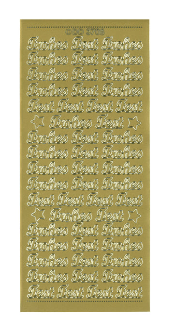 Konturensticker Frohes Fest 1 Bogen 10x23cm