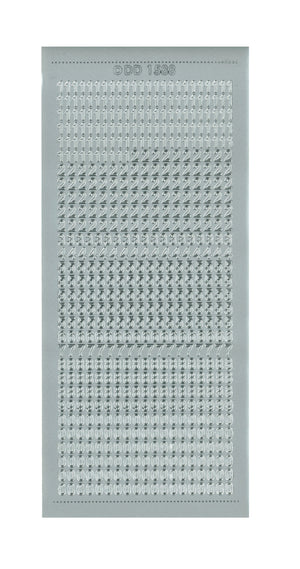 Zahlen Konturensticker 1 Bogen 10x23cm