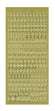 Outline Stickers ABC curled Kleinbuchstaben verschnörkelt 10x23cm 1 Bogen