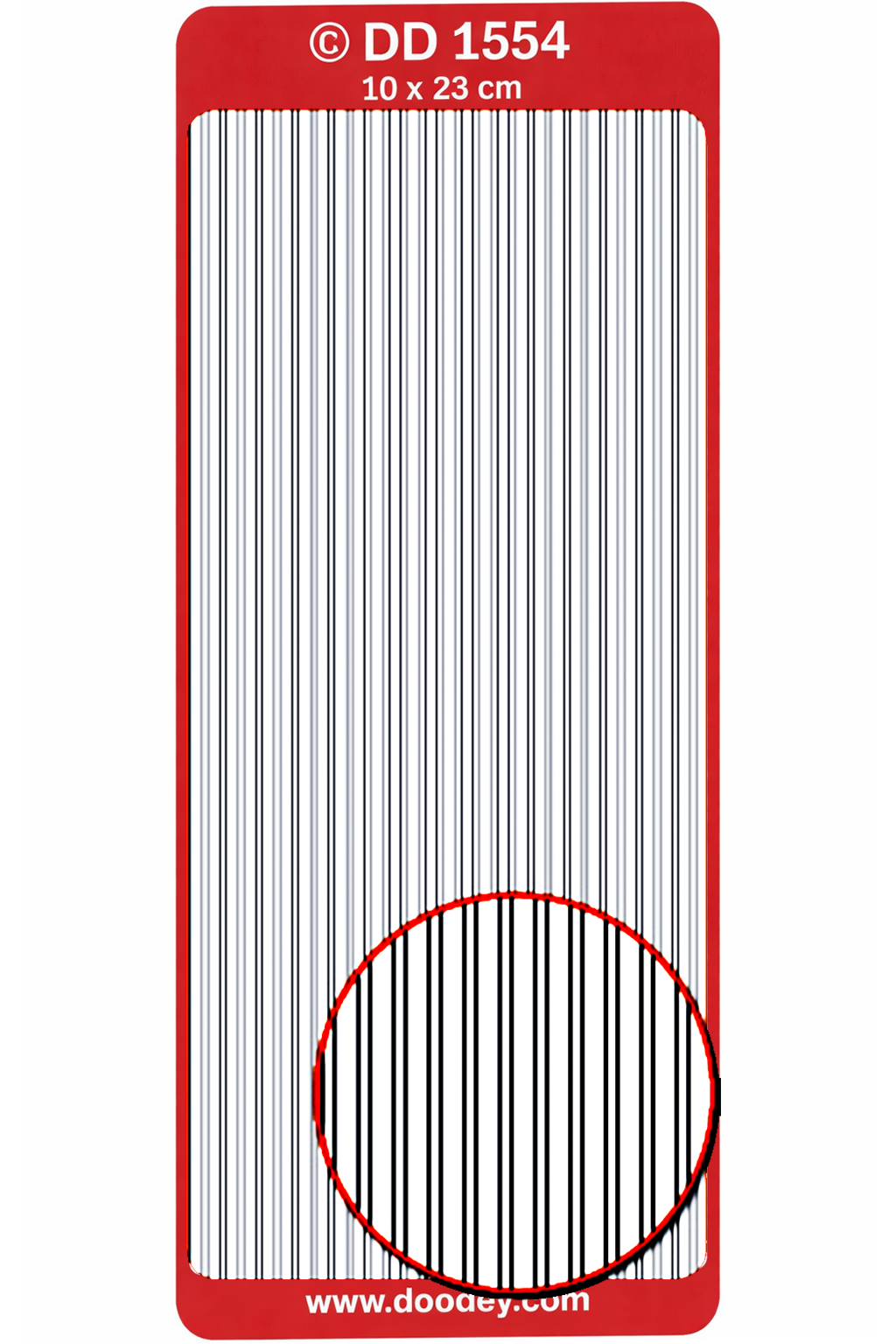 Konturenaufkleber Straight Lines schwarz 1 Bogen 23x10cm