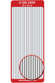 Konturensticker Straight Lines schwarz 1 Bogen 23x10cm