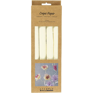 Floristen-Krepppapier 180%  25x60cm 105 g/m² 4 Blatt / Packung