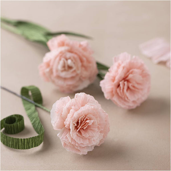 Floristen-Krepppapier 180%  25x60cm 105 g/m² 4 Blatt / Packung