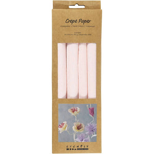 Floristen-Krepppapier 180%  25x60cm 105 g/m² 4 Blatt / Packung