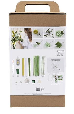 Maxi Kreativ Set Krepppapier Blumenstrauß grün